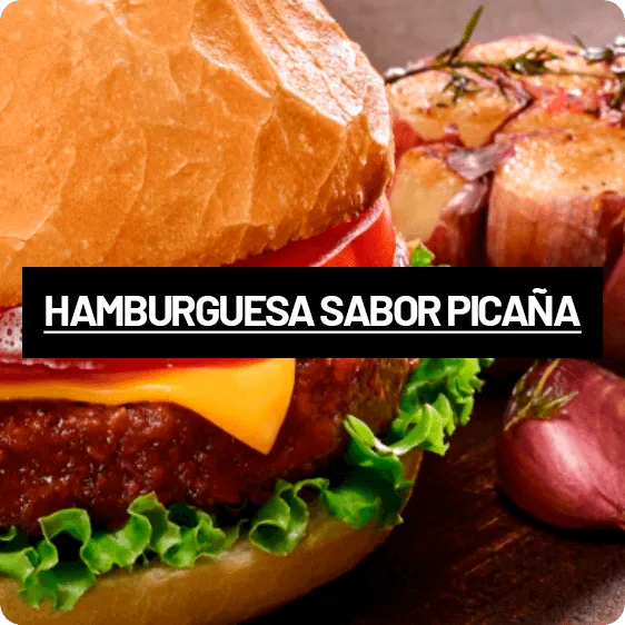 Hamburguesa sabor picaña